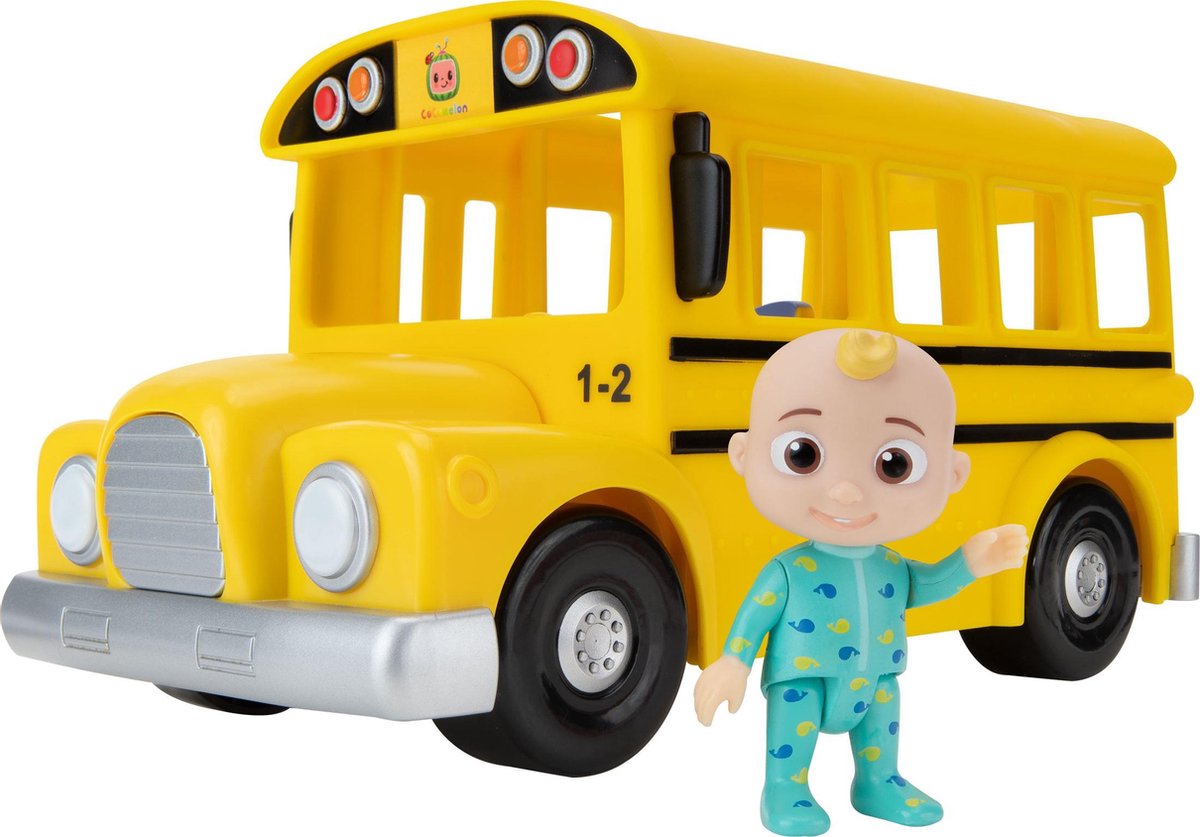 CoComelon Feature Vehicle Yellow School Bus