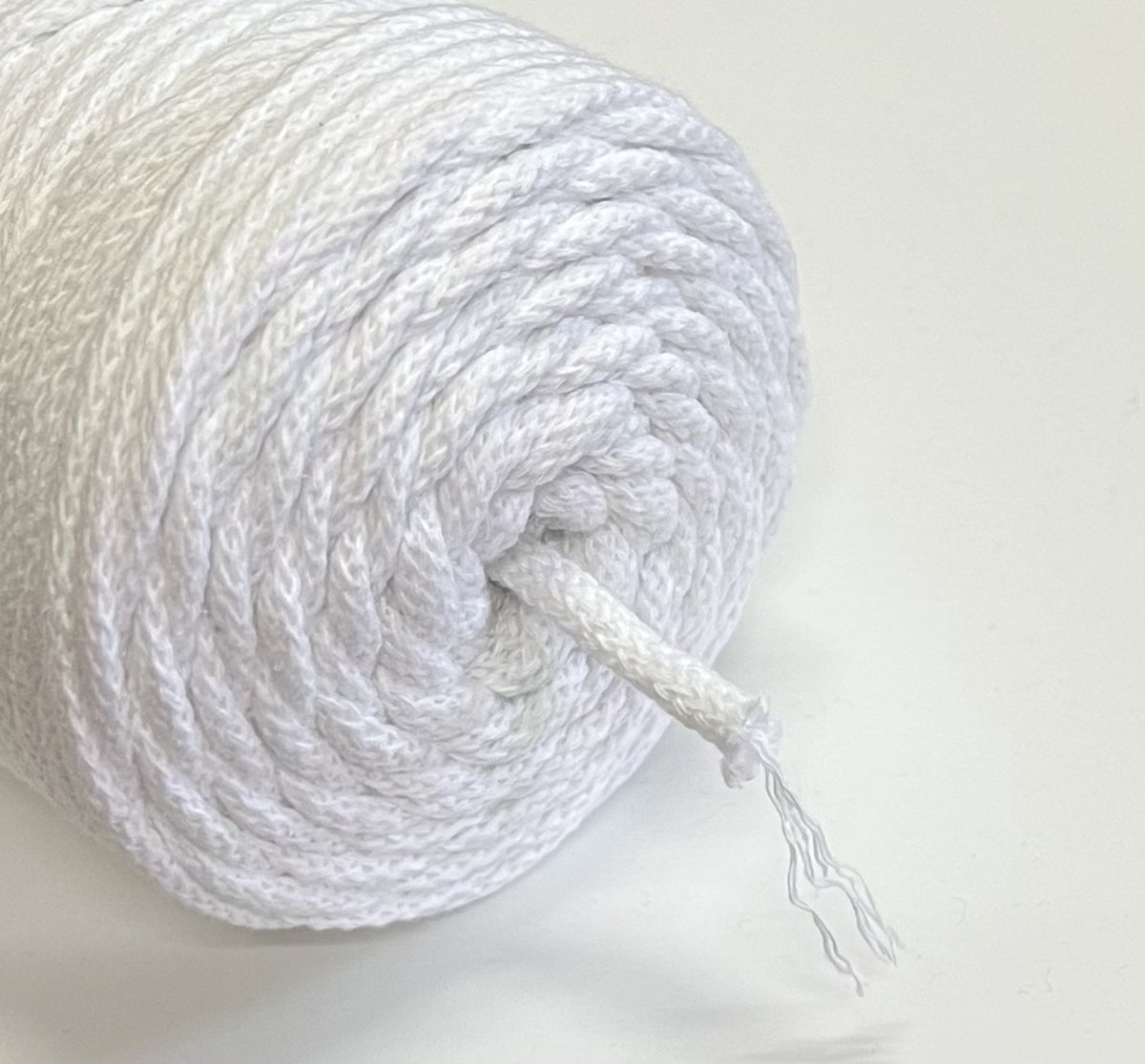 ColiNea - Touw - katoenen - koord - Katoenkoord - macramé - 5 mm x 200 m - wit