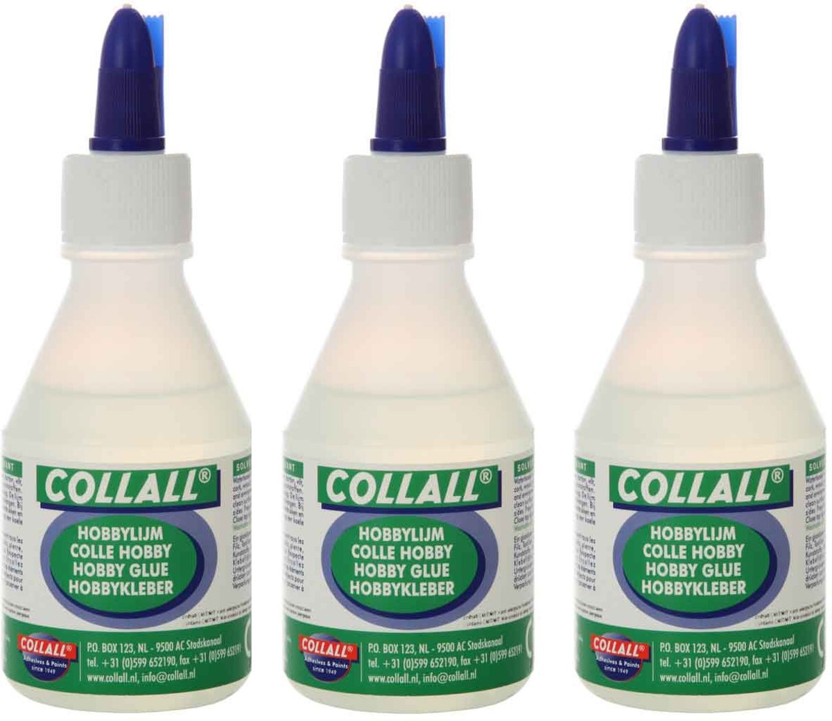 3x Hobbylijm   - Totaal 300ml - Geschikt voor div. hobbies