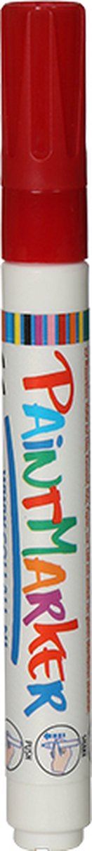 Colorall Paint Marker - Rood - COLPM610