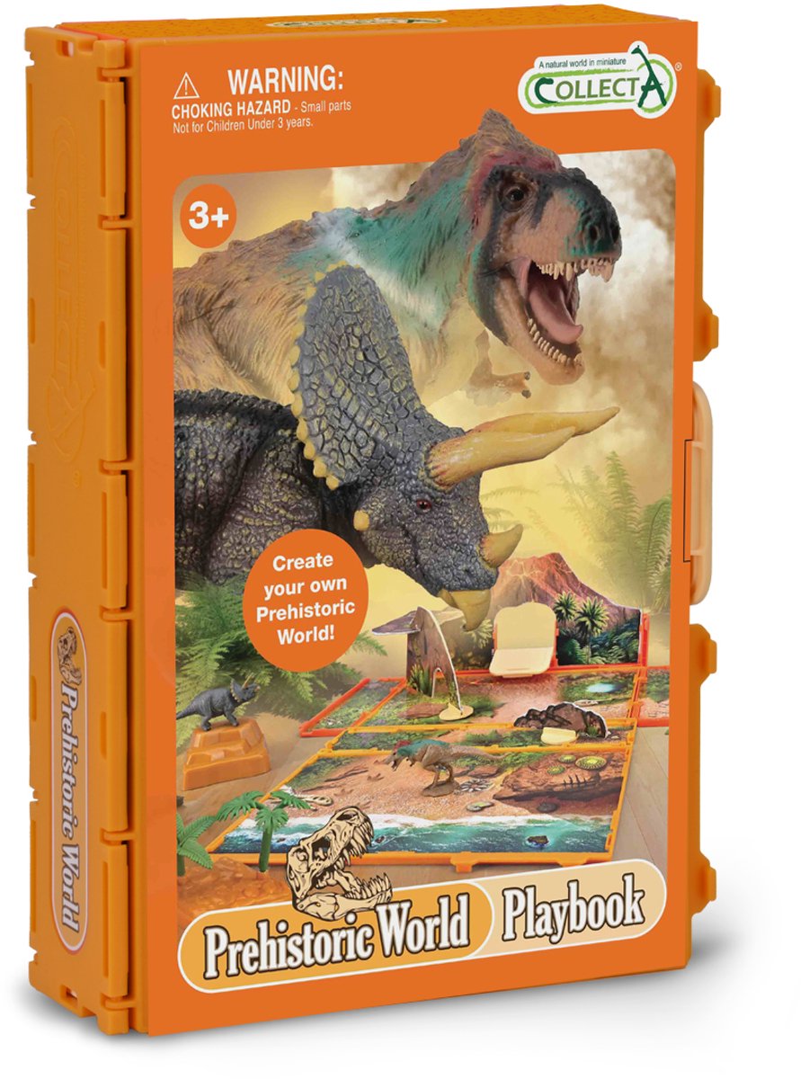 COLLECTA Dierenboek Speelset - Prehistorische Wereld.