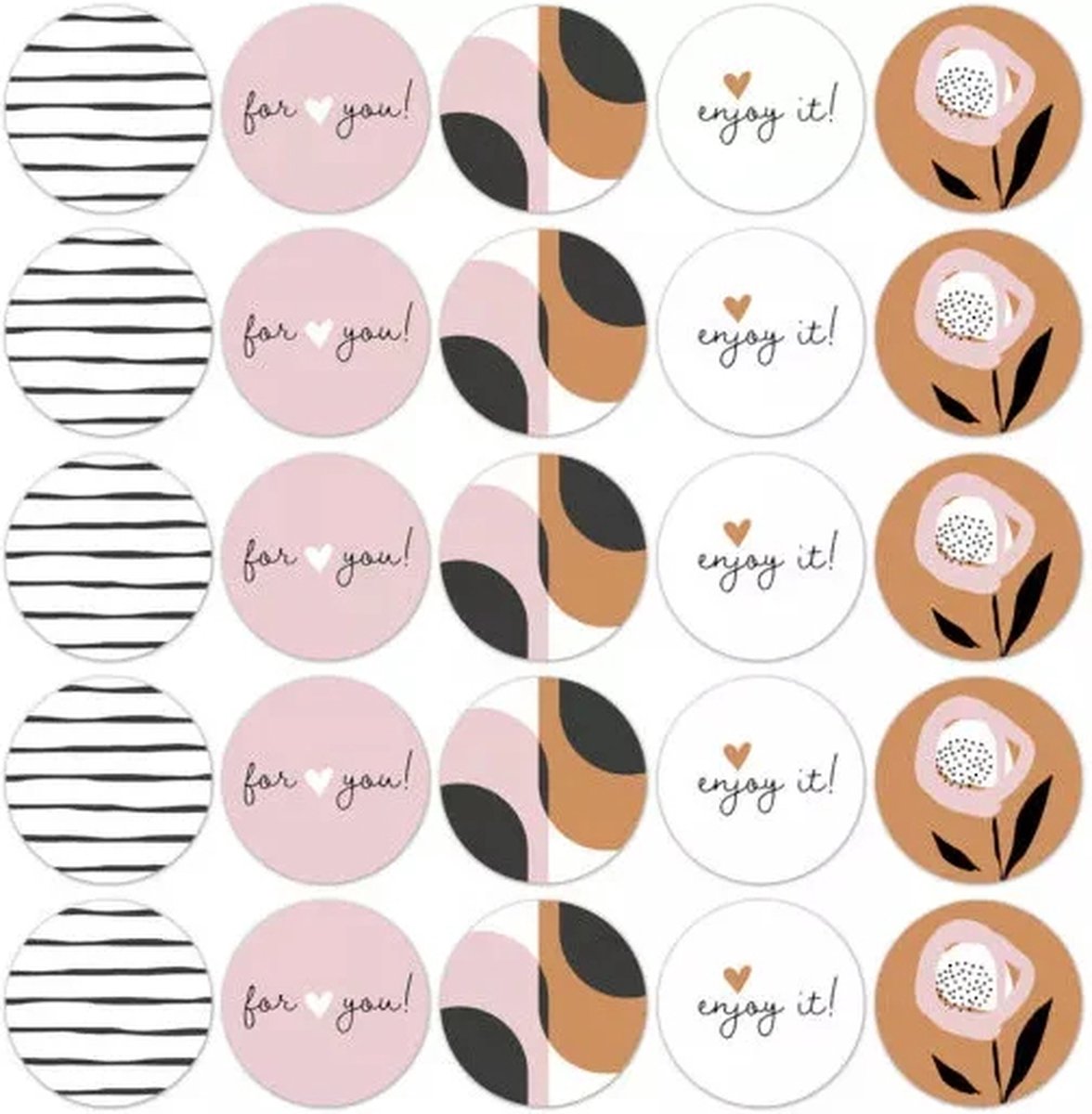 Winkeltje van Geluk - Arts & Graft Cadeausticker - Warm