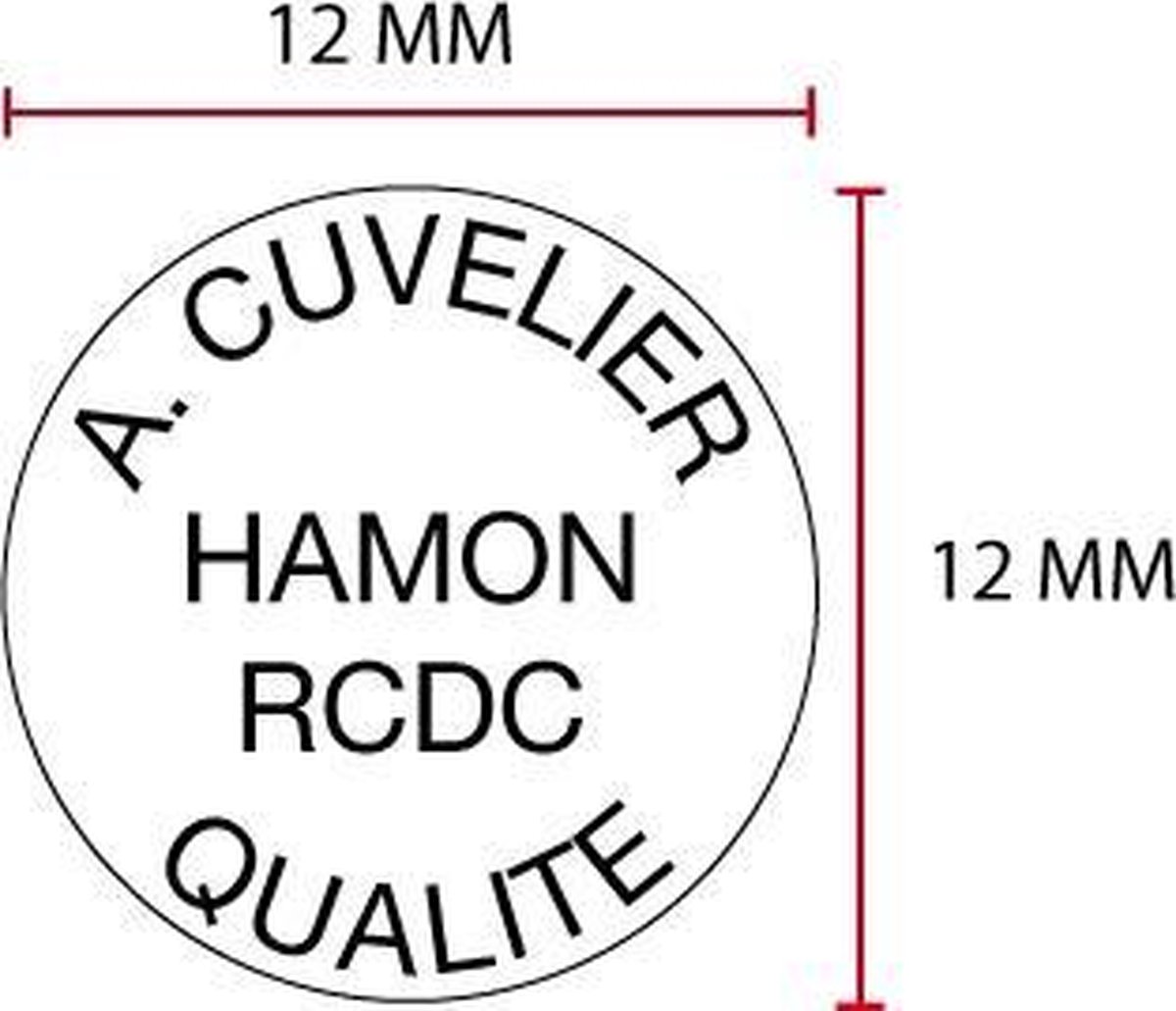 Stempelplaatje Colop Printer R12