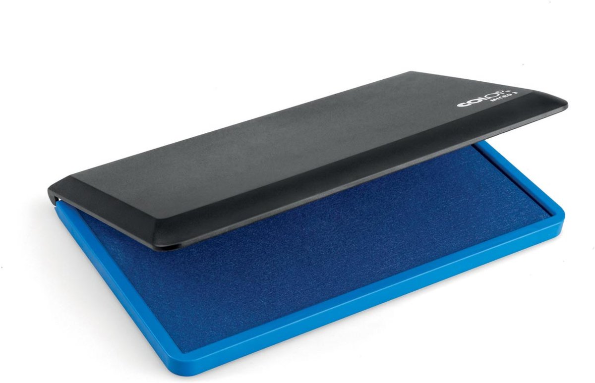 9x Colop stempelkussen Micro 9x16cm, blauw