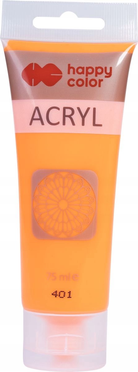 Happy Color Acrylverf 75ml - Fluo Oranje