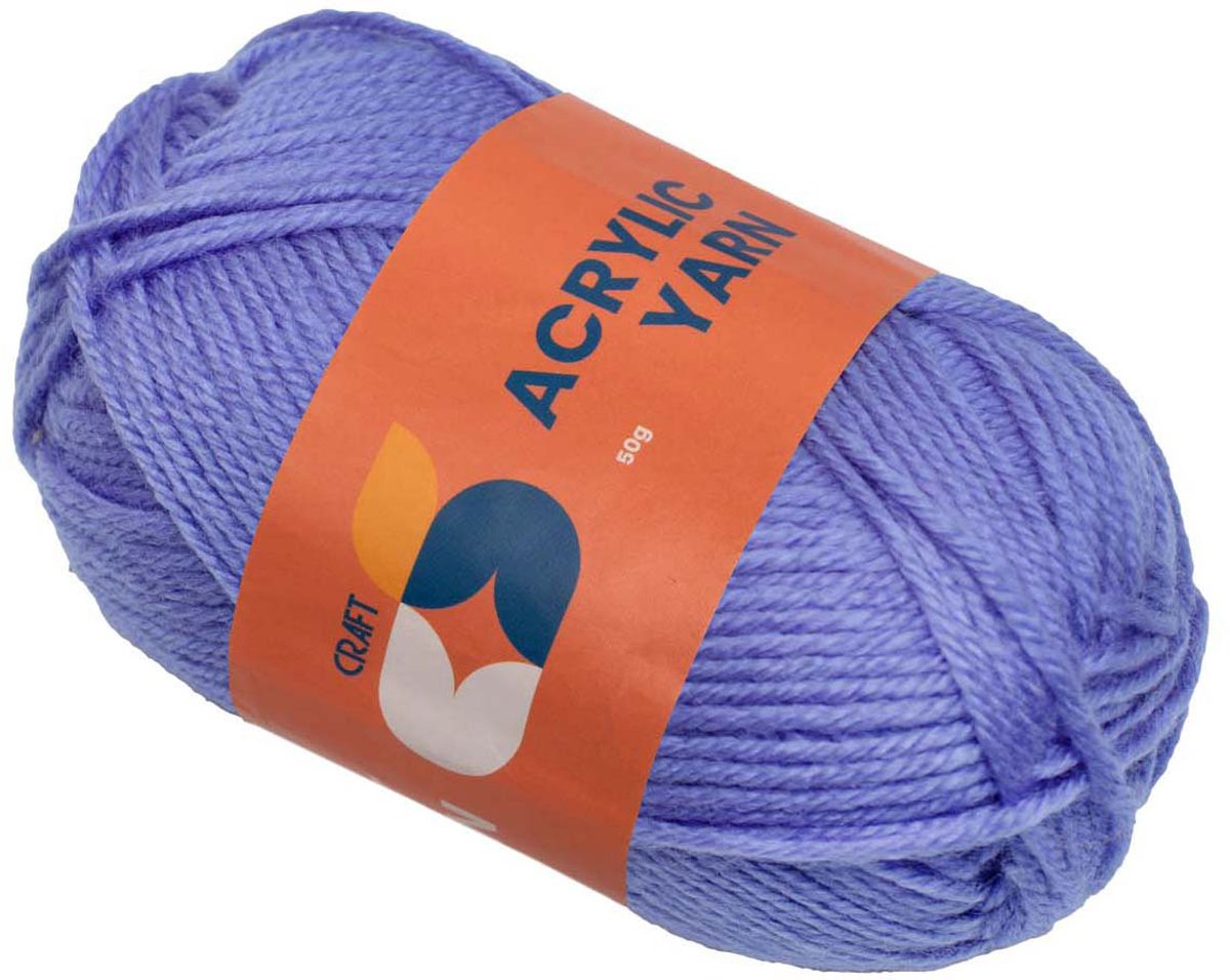 Colorations - Acrylgaren Paars, 50g