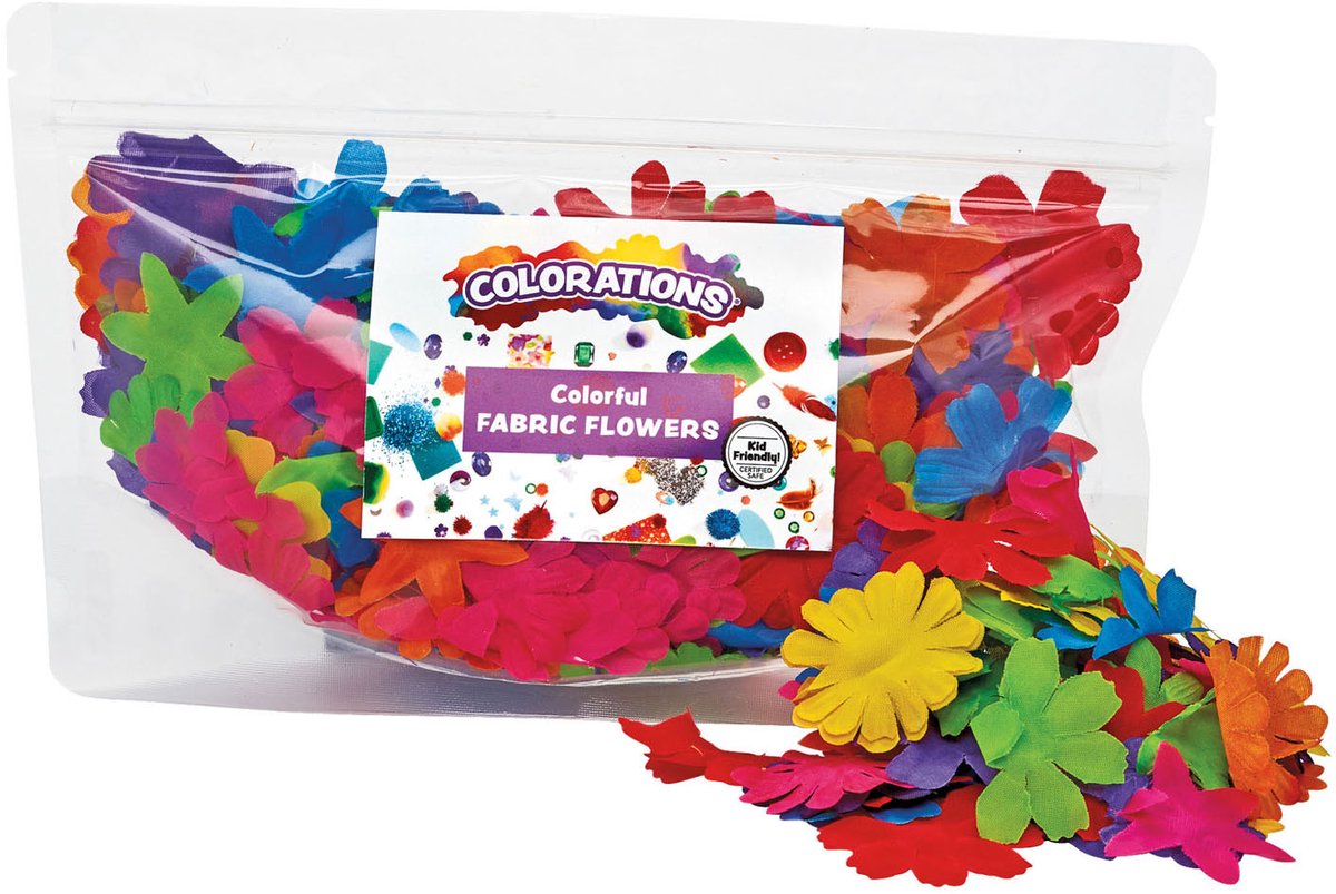 Colorations - Kleurrijke Stoffen Bloemen, 300st.