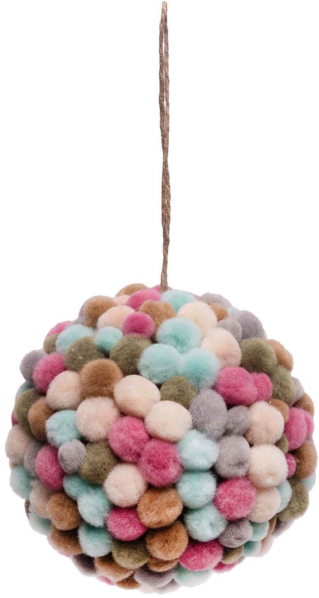 Colorations - Papier-mache Balornamenten, 6st.