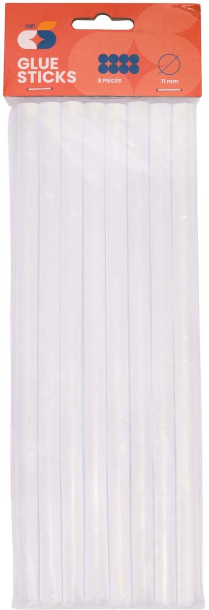Colorations - Smeltlijmsticks 11x250 mm, 8st.