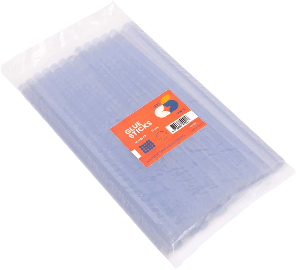 Colorations - Transparante Smeltlijmsticks - 11x 250 mm, 40st.