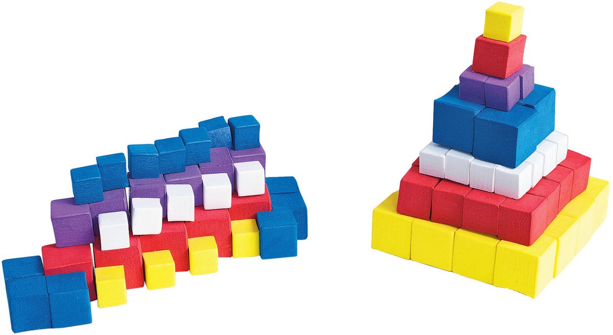 Colorations - Zelfklevende Foam Blokken, 300st.