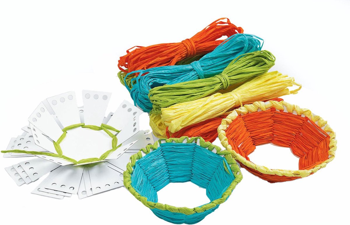Colorations Maak je eigen Geweven Mand, Set van 12