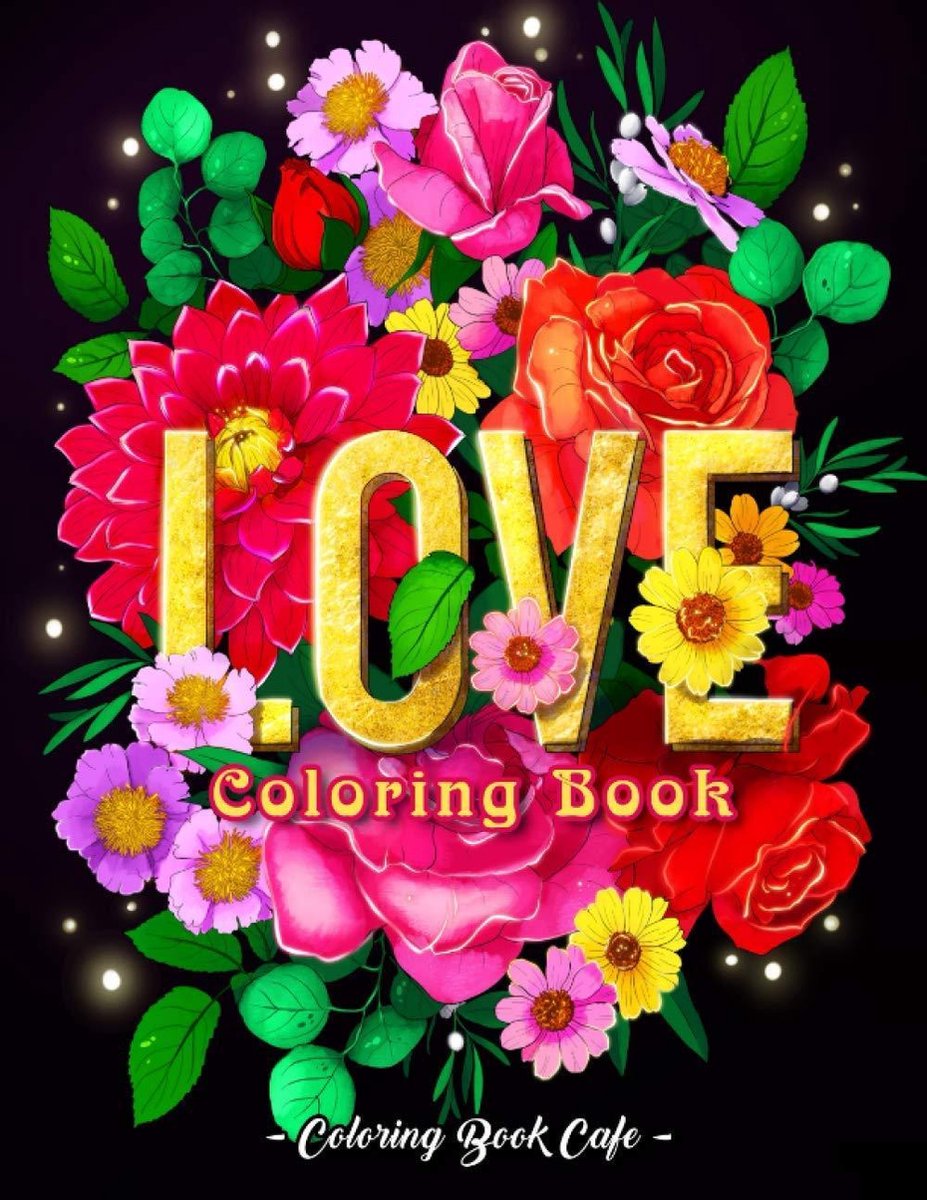 Love Coloring Book - Coloring Book Cafe
