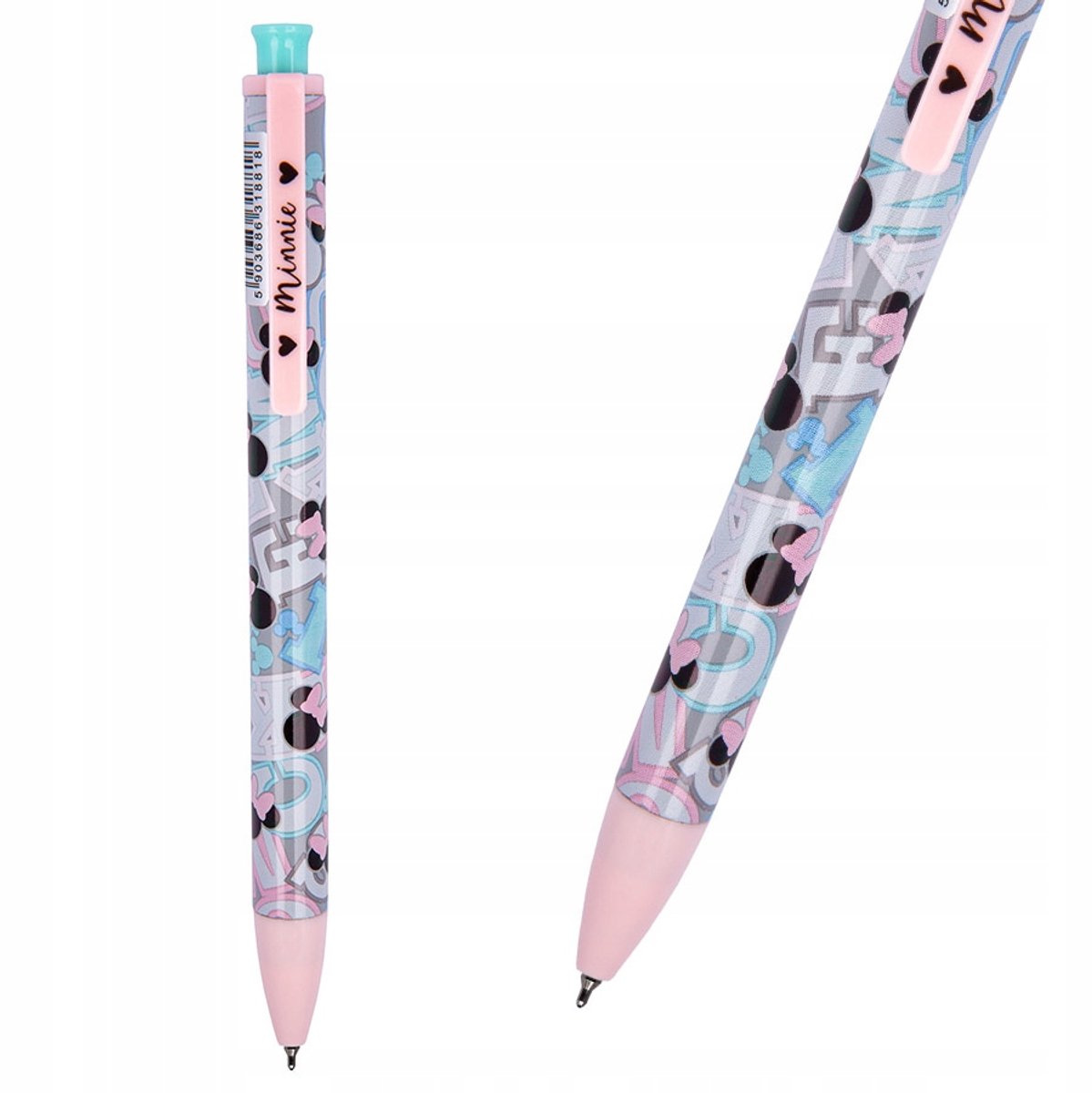 Colorino Minnie Mouse gelpen - Blauw, 0,7 mm