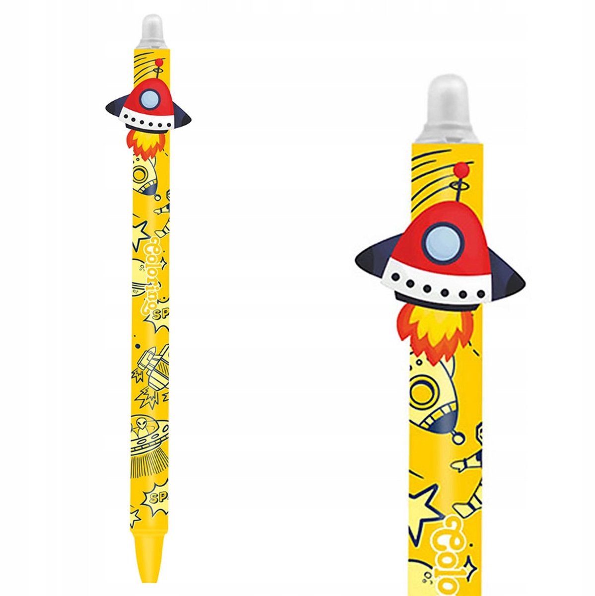 Colorino Space Life Gelpen Blauw, Gele Raket, 0,5 mm