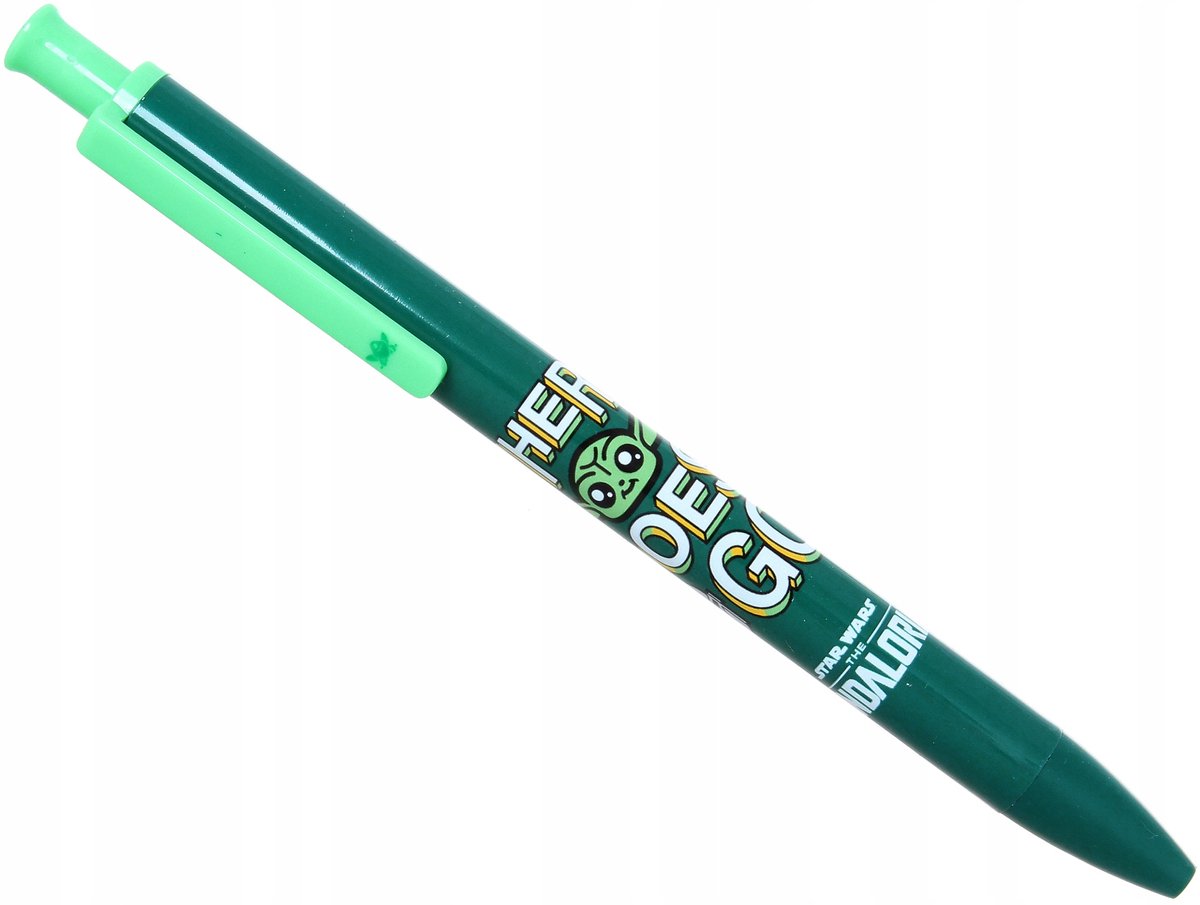 Star Wars Mandalorian Gel Pen - Blauw, 0.7mm, Rubber Grip