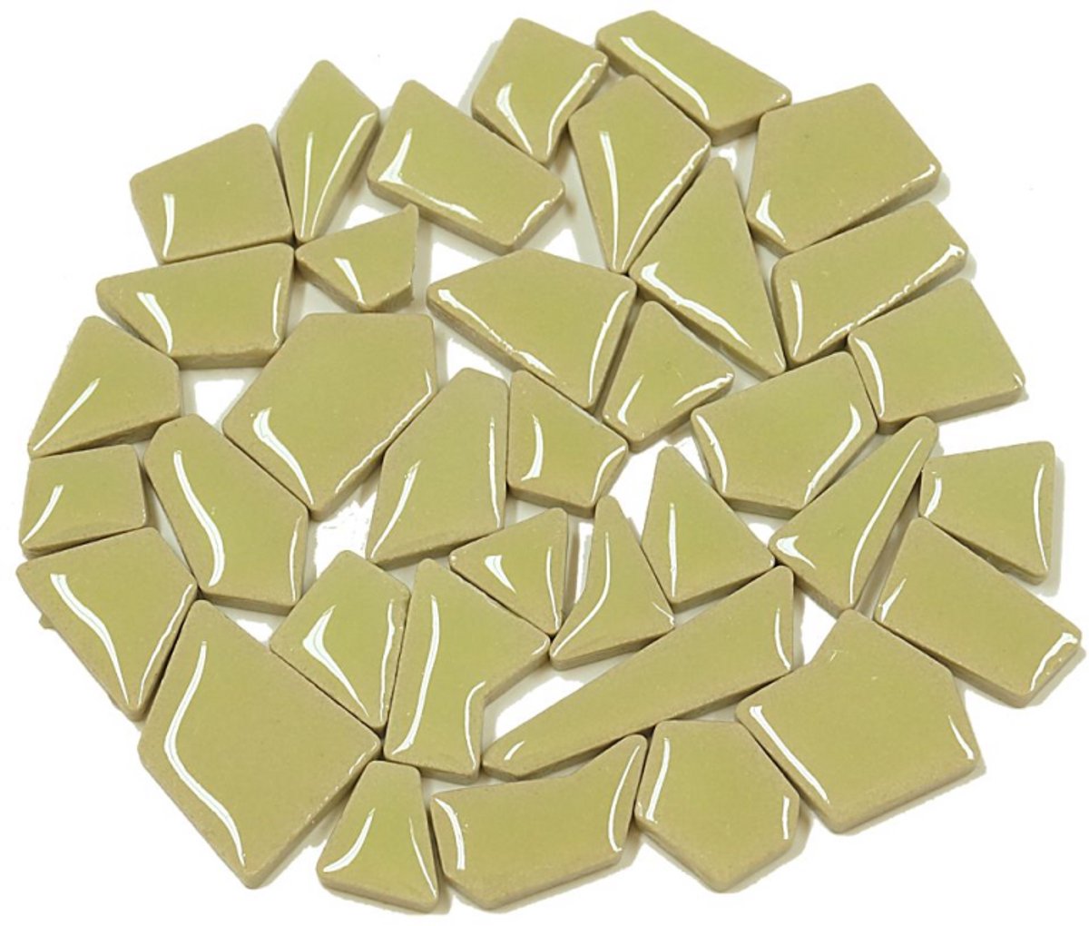 Colourful Mosaics mozaïek speelgoed Flip Mini Uni lime groen 100 gram.