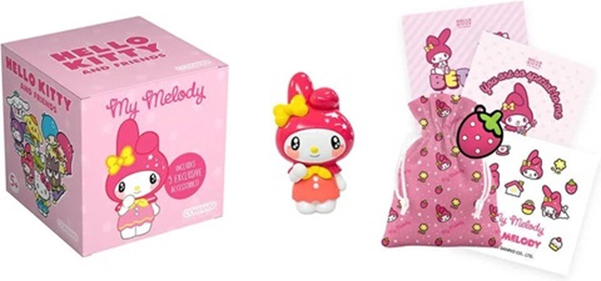 Hello Kitty - Giftdoosje - met figuurtje My Melody en merchandise