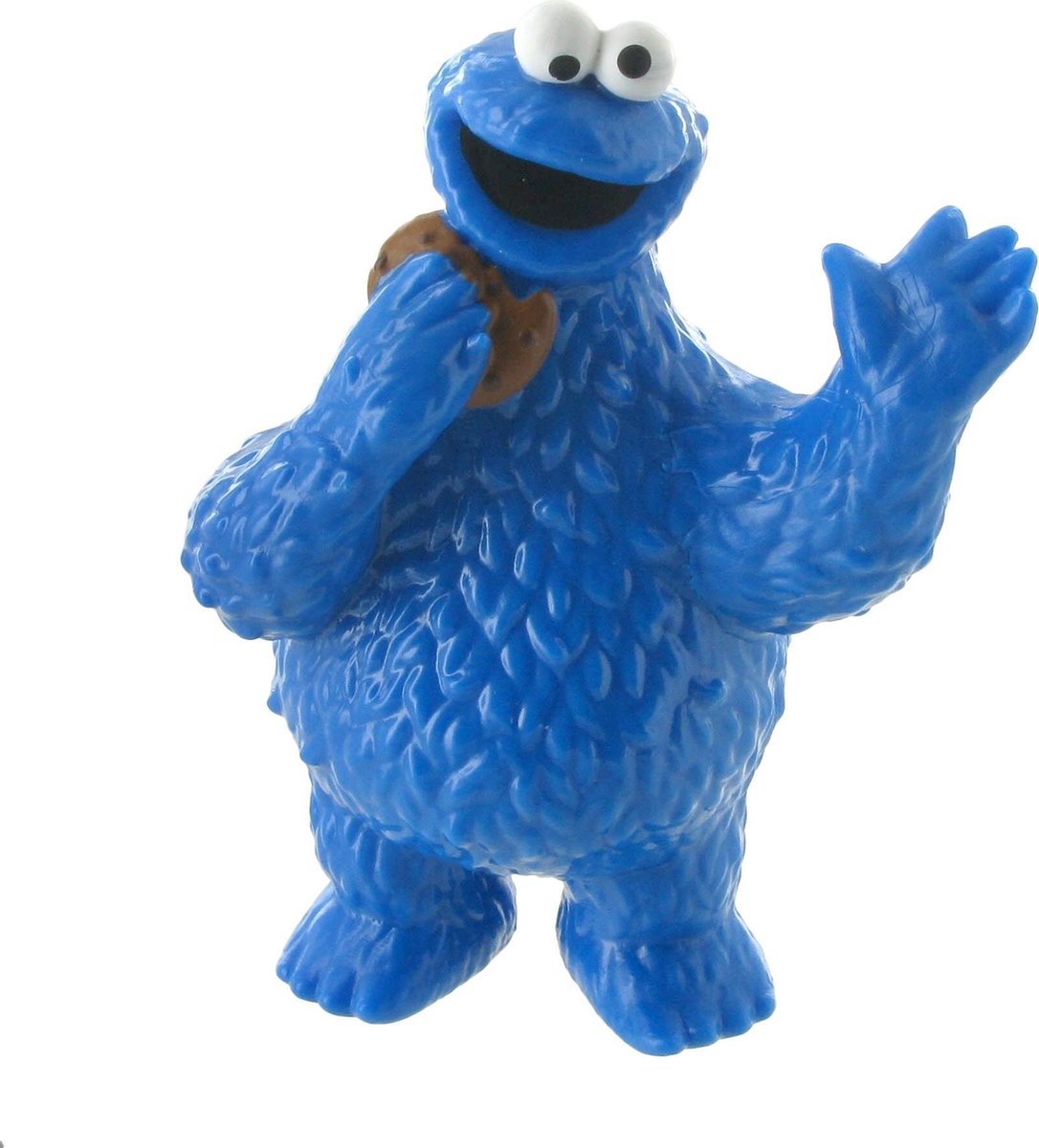 Koekiemonster - Sesamstraat - Speelfiguurtje / Taarttopper - Blauw - 9cm