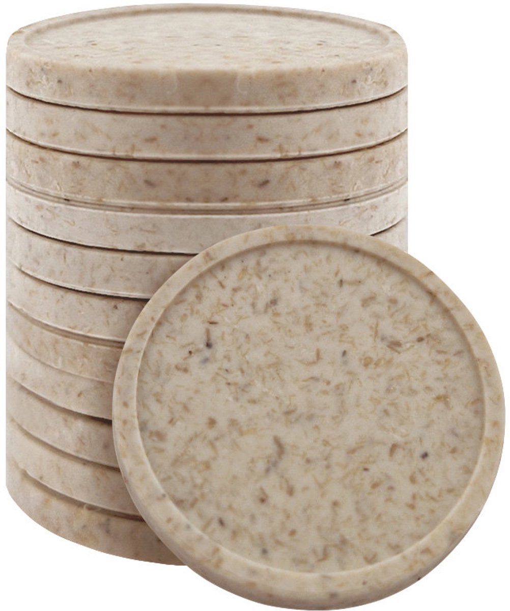 CombiCraft Blanco houtvezel munten Ø23mm - 100 stuks