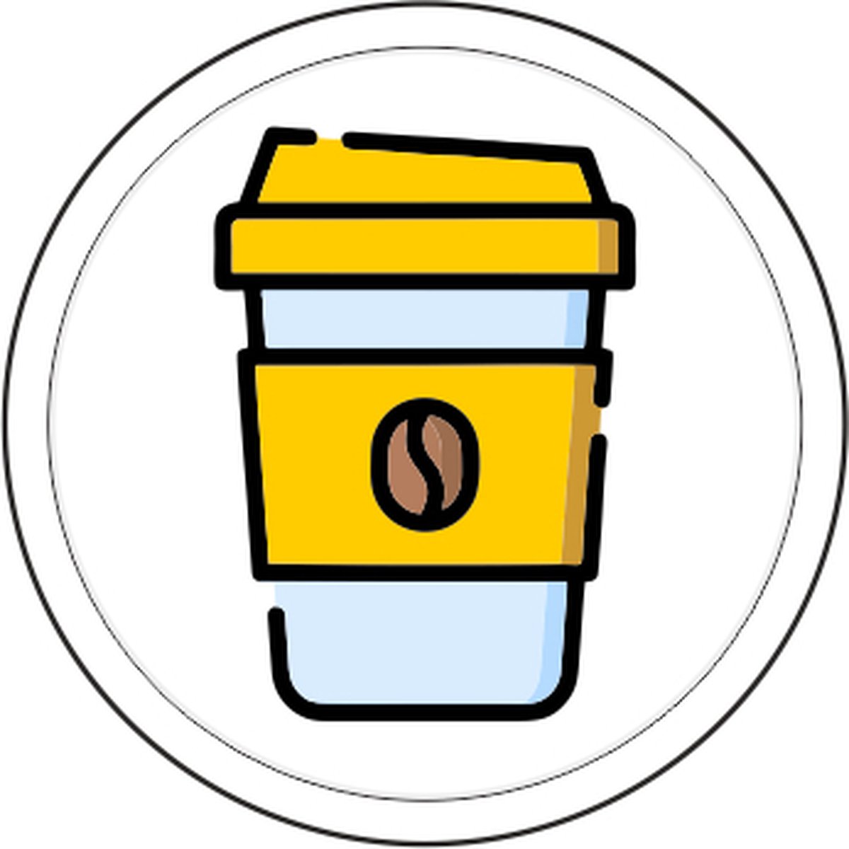 CombiCraft Gekleurde Koffie to go Consumptiemunten zilver - Ø29mm - 100 stuks