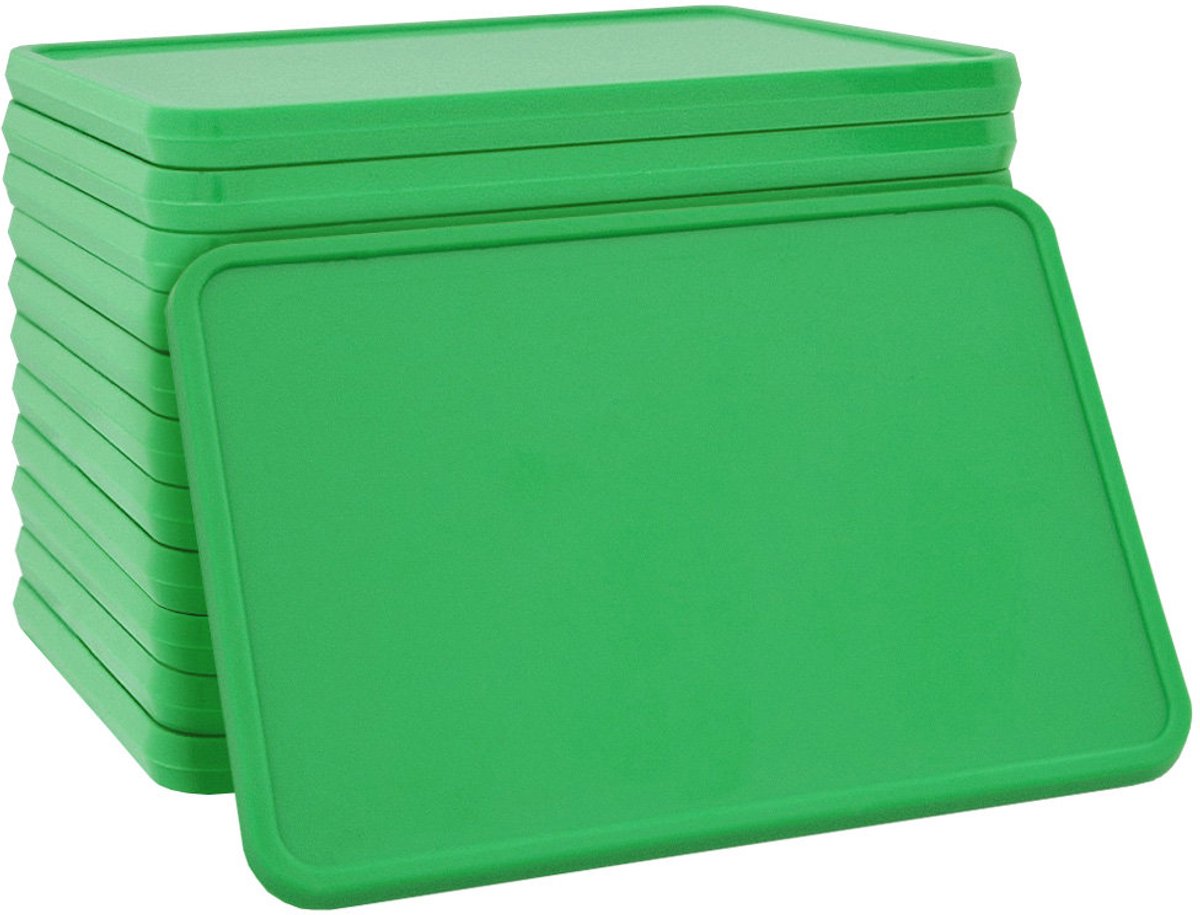 CombiCraft blanco munten rechthoek 50x35mm groen - per 100 stuks