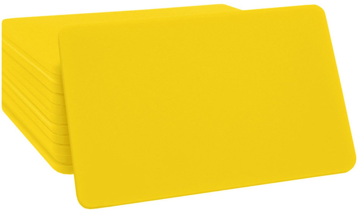 CombiCraft blanco munten rechthoek 65x43mm geel - per 100 stuks