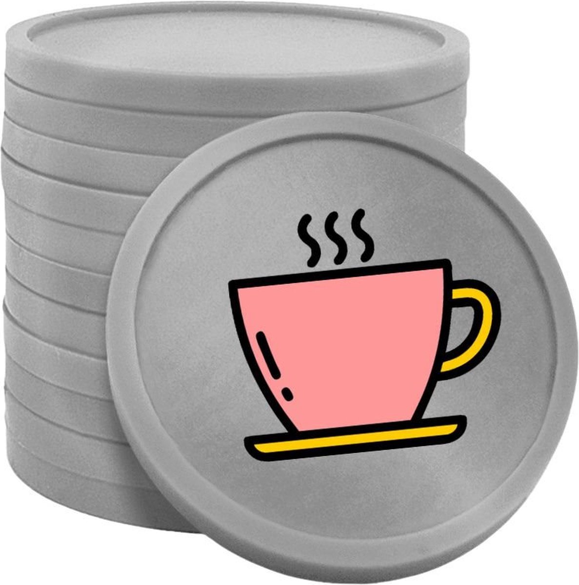 CombiCraft koffiemunten zilver - Ø29mm enkelzijdig bedrukt - 100 stuks