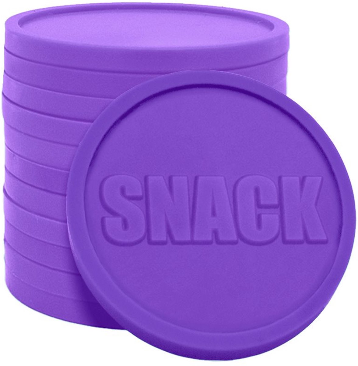 CombiCraft reliëfmunten snack paars Ø29mm - 250 stuks