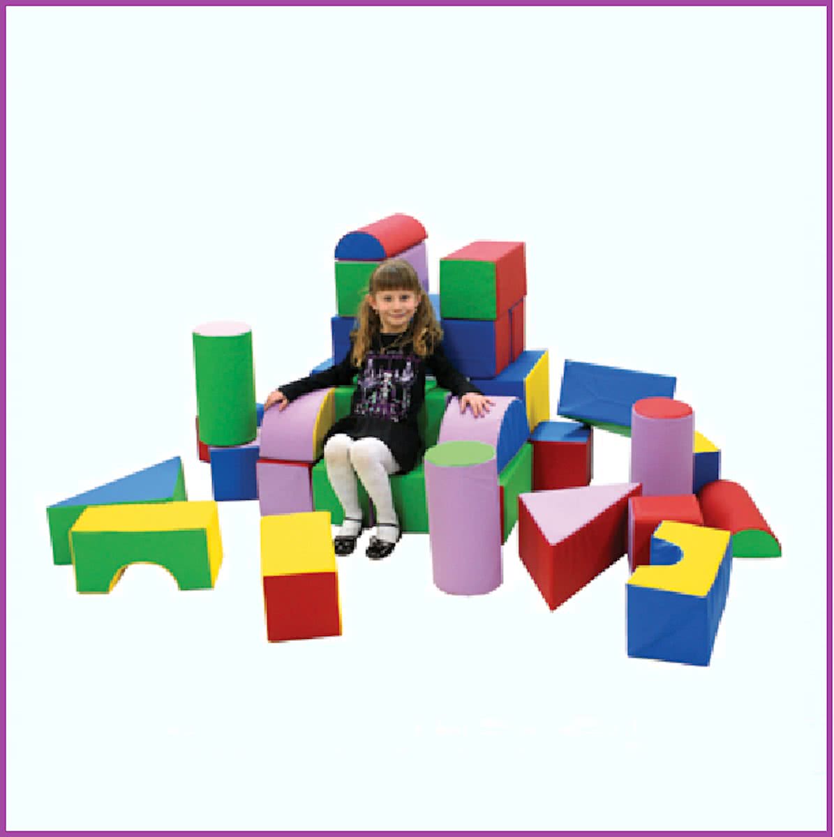 Complete Mini Set- Speel, Bouw & Zit schuim blokken / kussens / elementen / foam