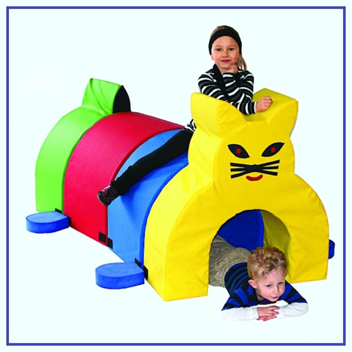 Kattentunnel - Speel, Bouw & Zit schuim blokken / elementen / foam