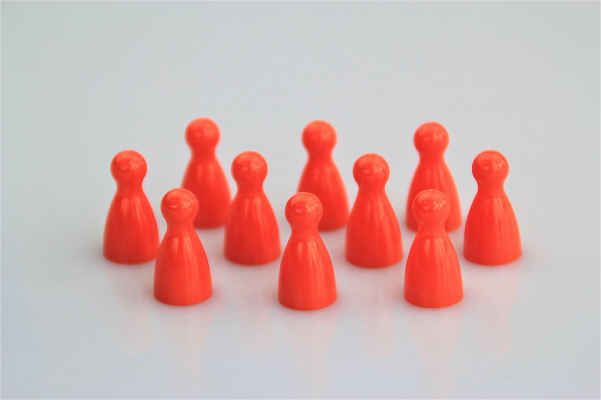 Pionnen - Oranje - 100 stuks