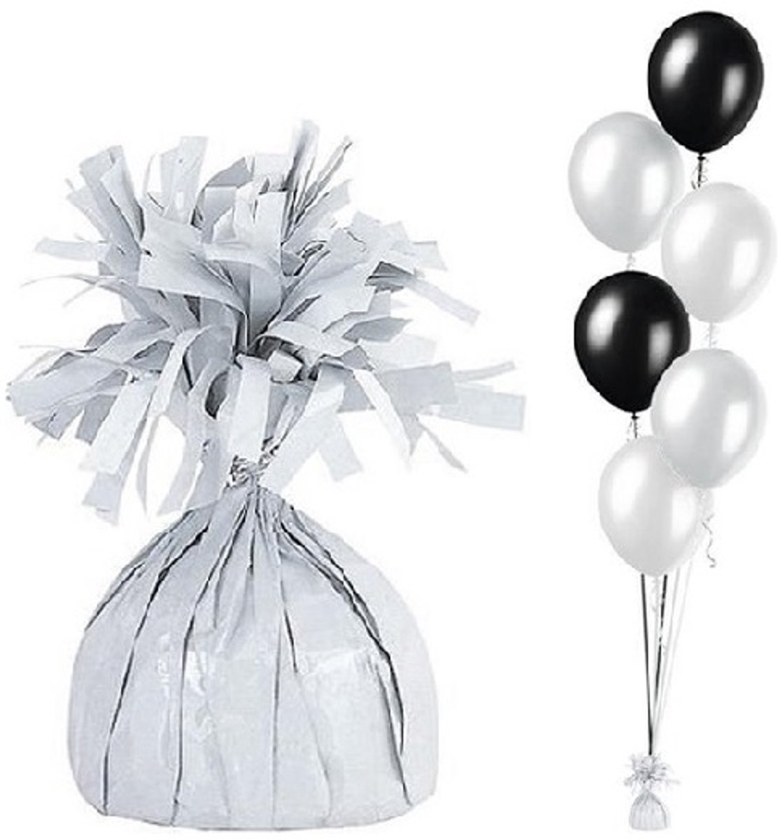12 STUKS Ballon gewicht wit.
