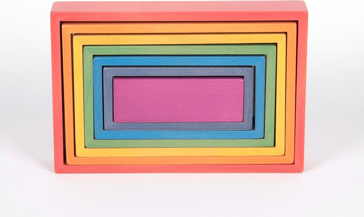 Regenboog architect blokken