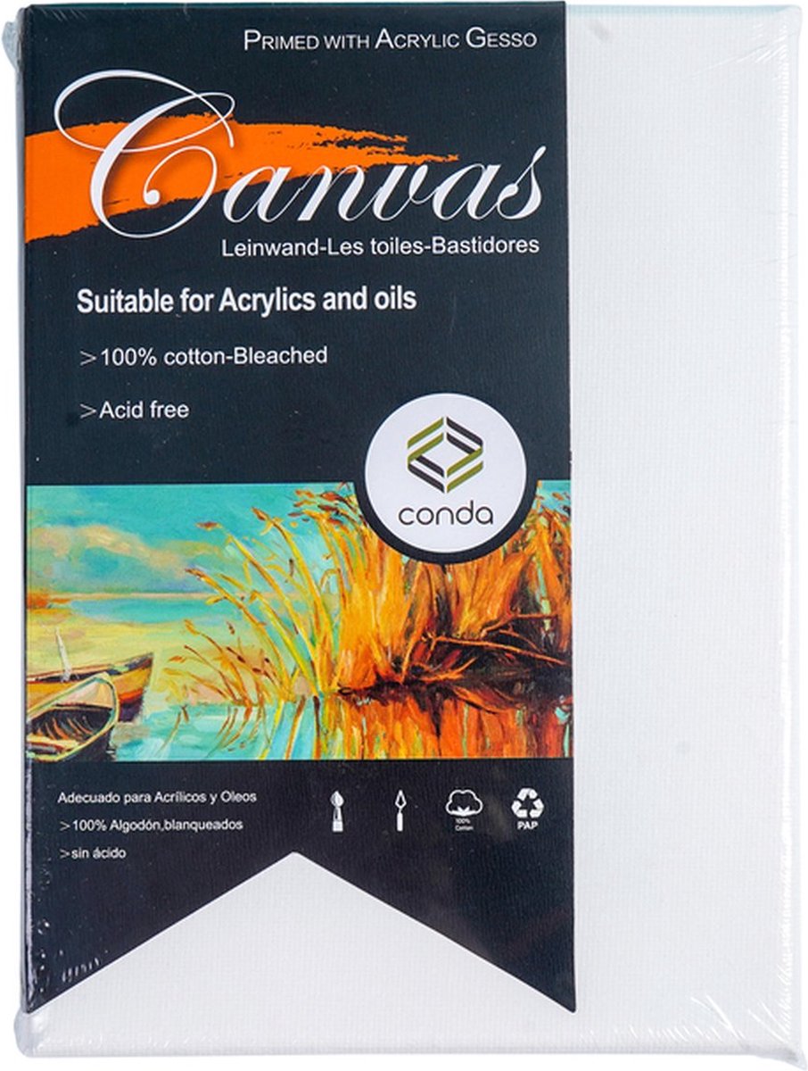 Conda Canvas Schildersdoek 13x18cm