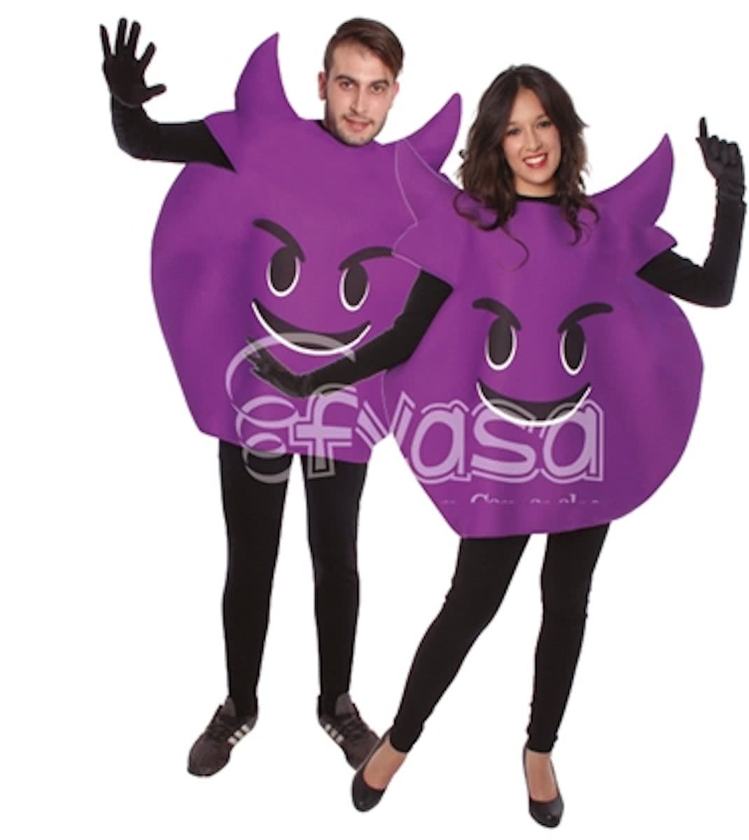 Ondeugende Emoticon volwassen maat