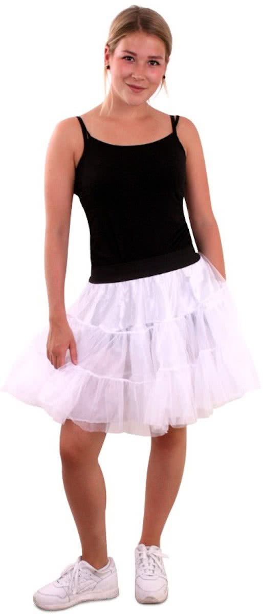 Petticoat wit 3-laags volwassenen