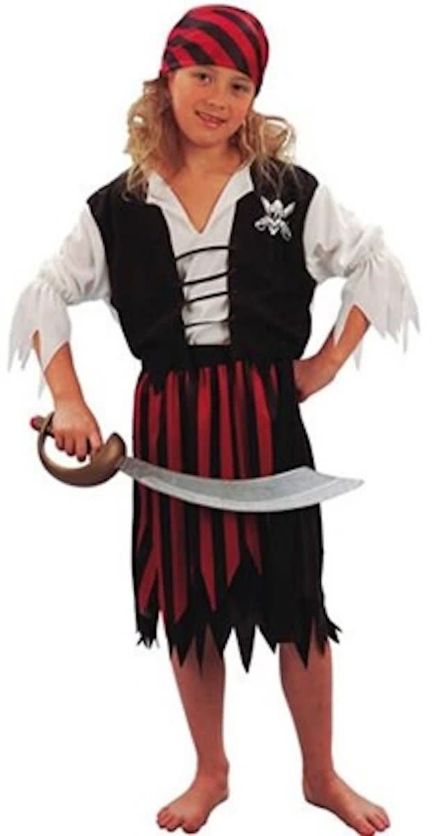 Piratenmeisje 4-6 jaar (110-120cm)