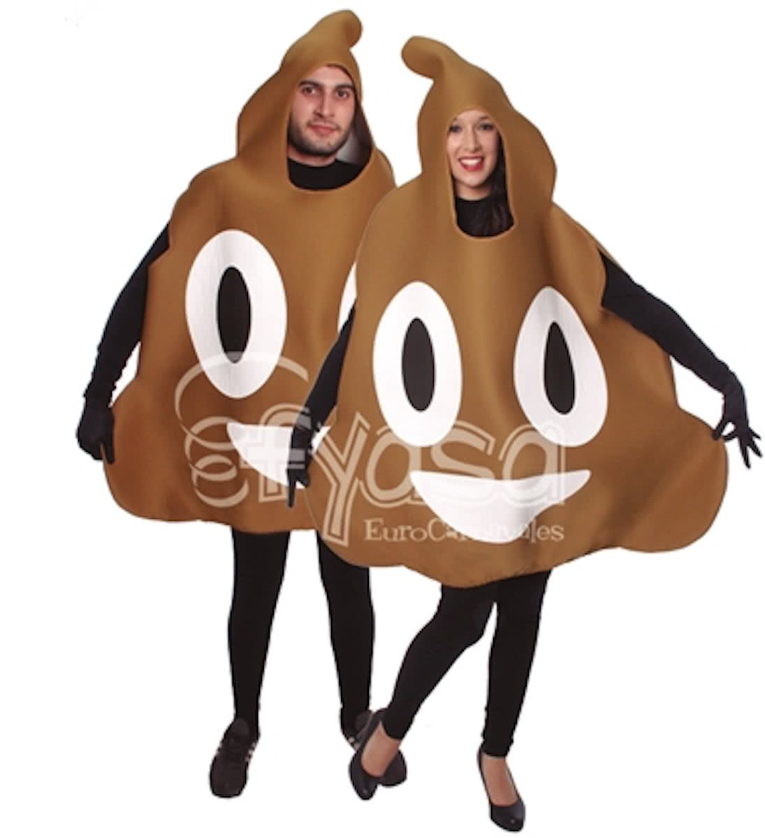 Shit emoticon kostuum