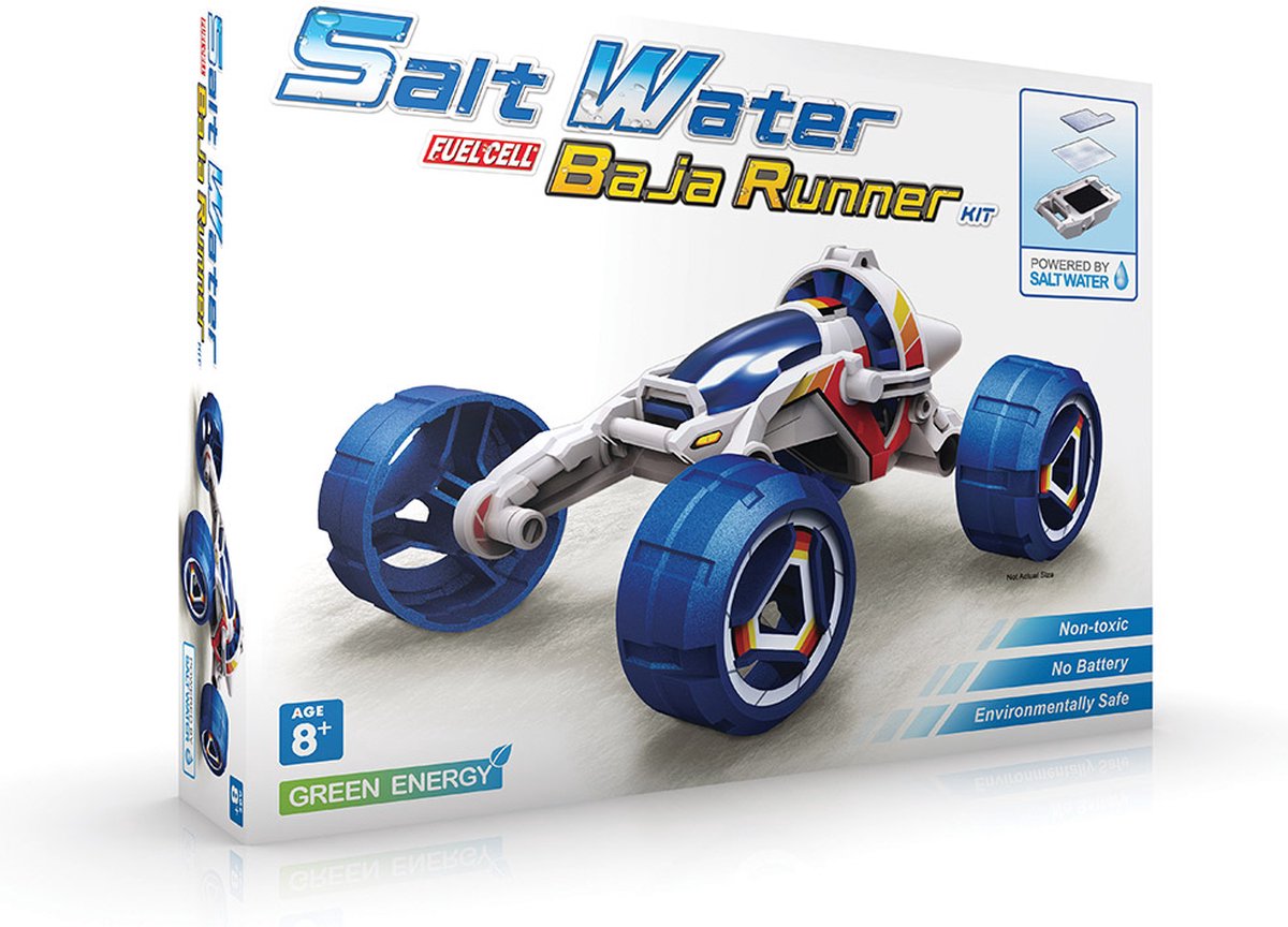 Construct & Create - Salt Water Fuel Cell Baja Runner - DIY Auto Bouwpakket - STEM Speelgoed - Zoutwatermotor