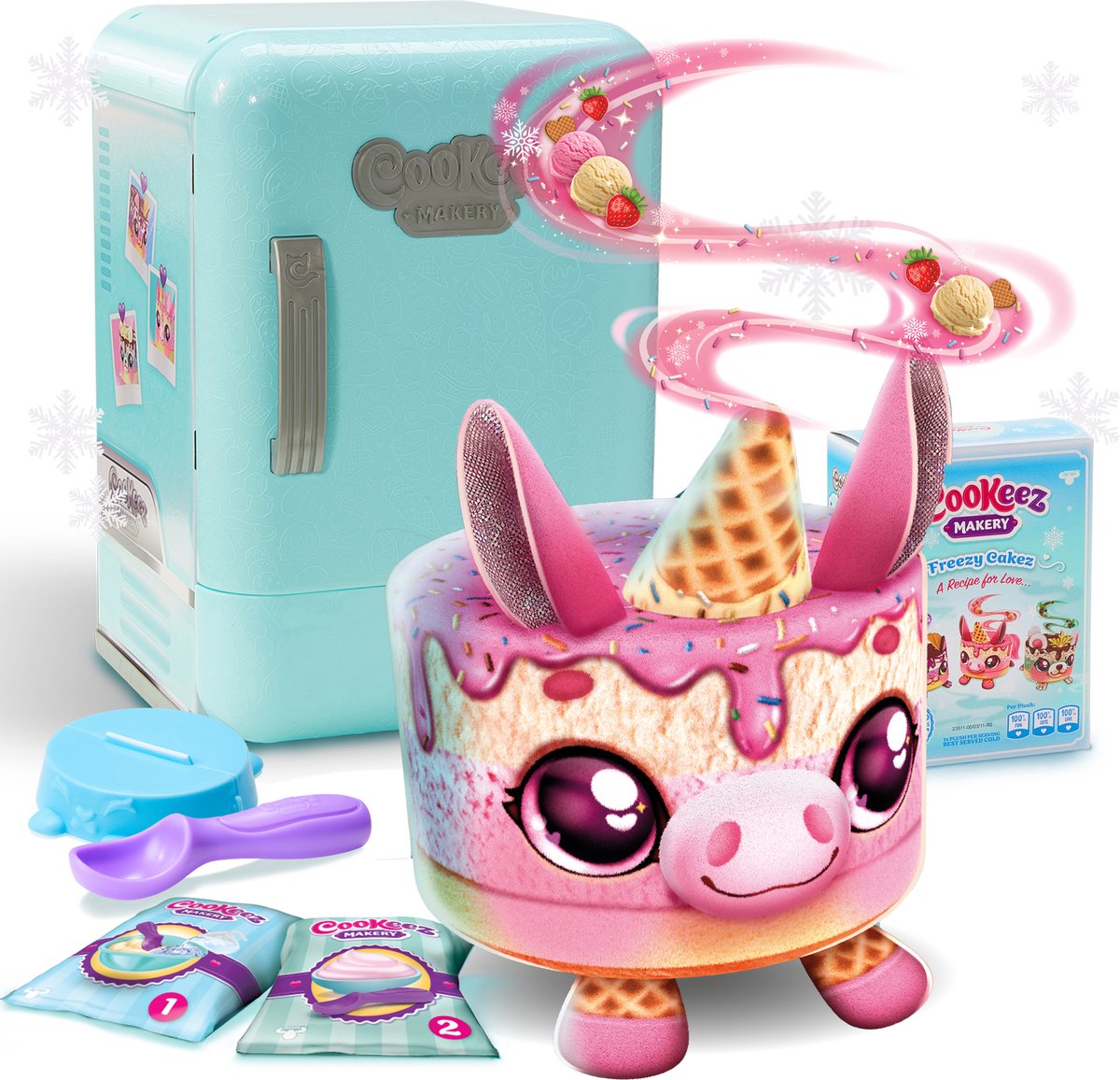 Cookeez Makery Freezy Cakez Koelkast - Maak een interactief pluchen dier