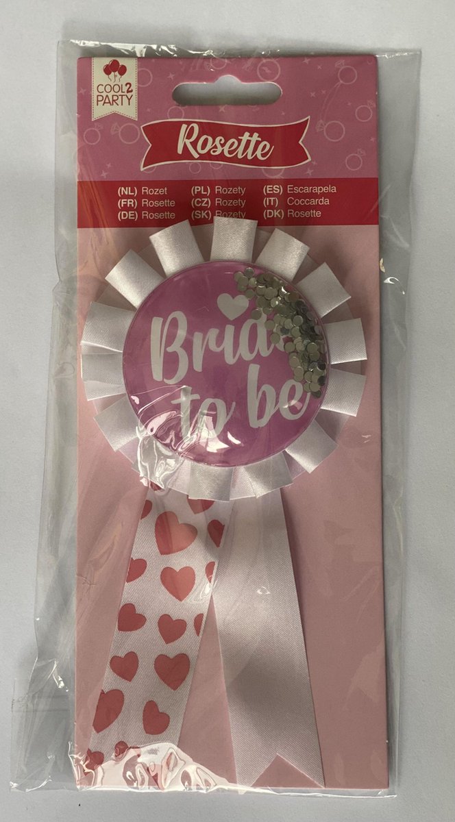 Bride to be rosette