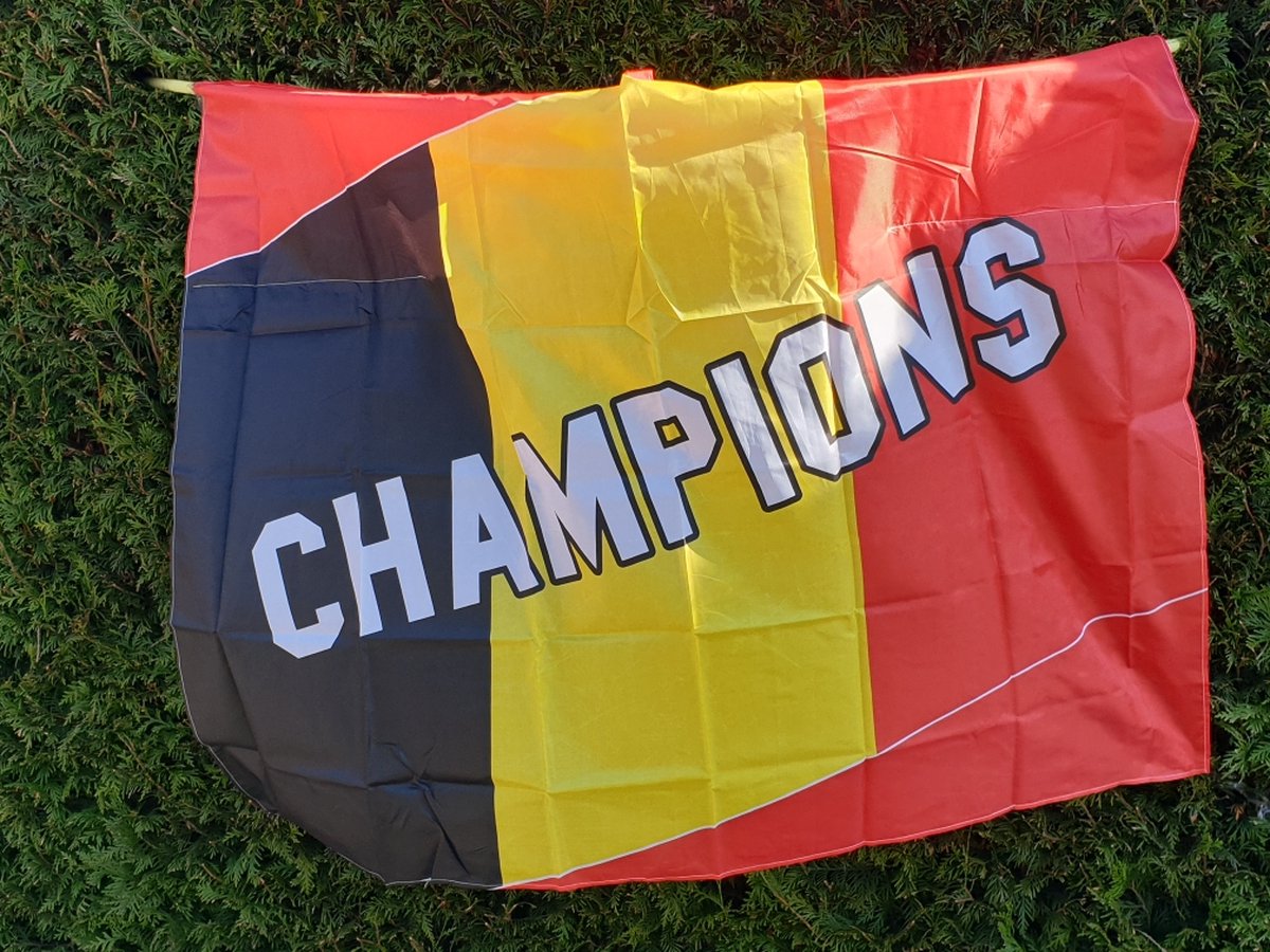 Rode duivels - Belgische cape - Champions - Belgische vlag