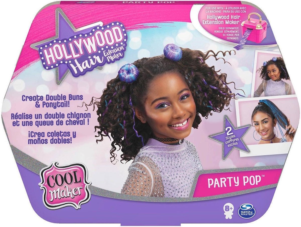 Cool Maker Partypop Hair Extension Maker Meisjes 13-delig