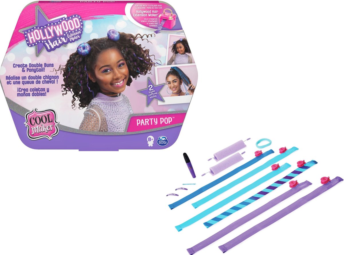 Navul voor Hollywood Hair Extension Maker - Refill Haar knotjes Party Pop navulling set
