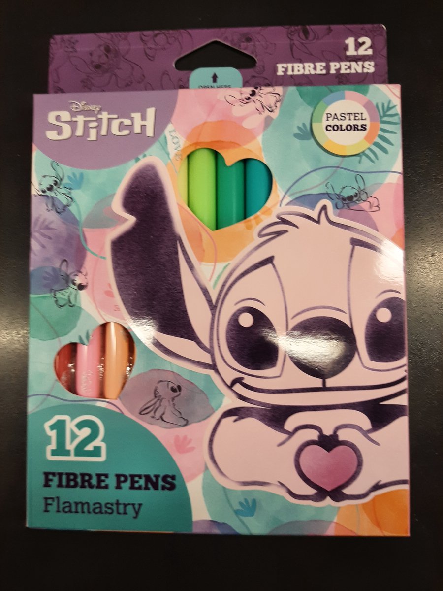 Lilo & Stitch viltstiften 12 stuks