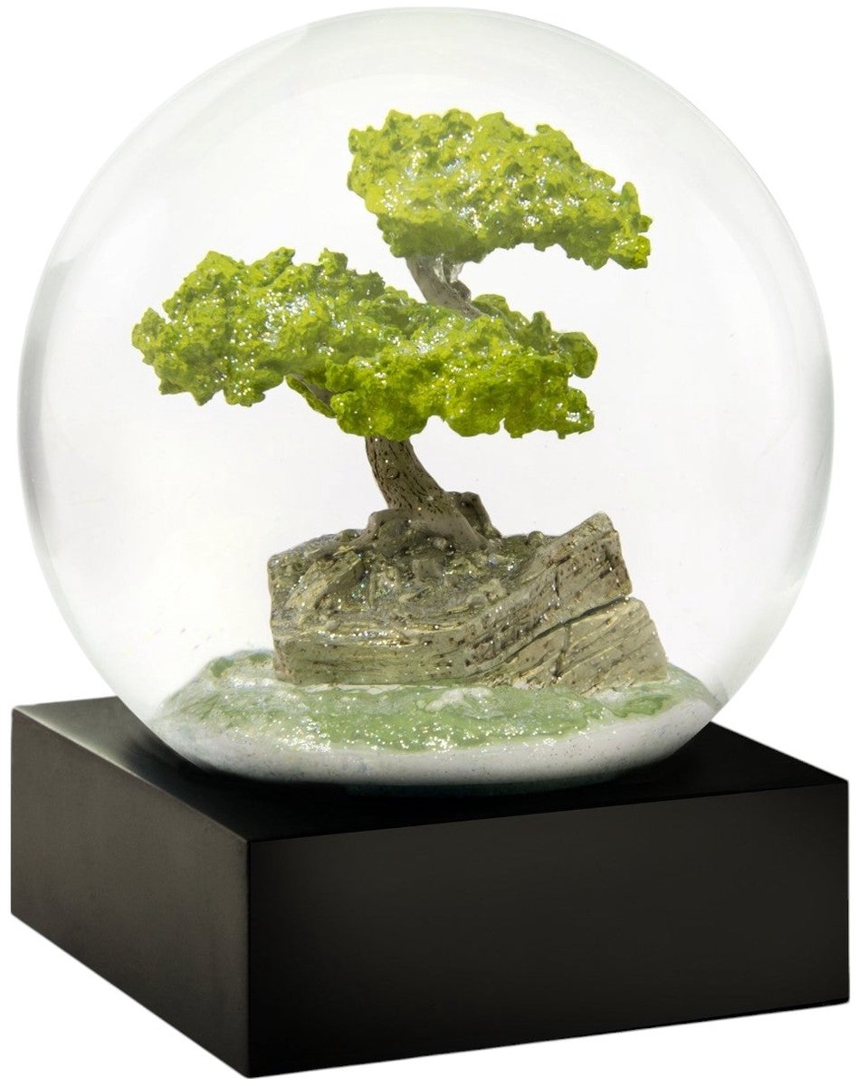 COOL SNOW GLOBE BONSAI TREE CS189