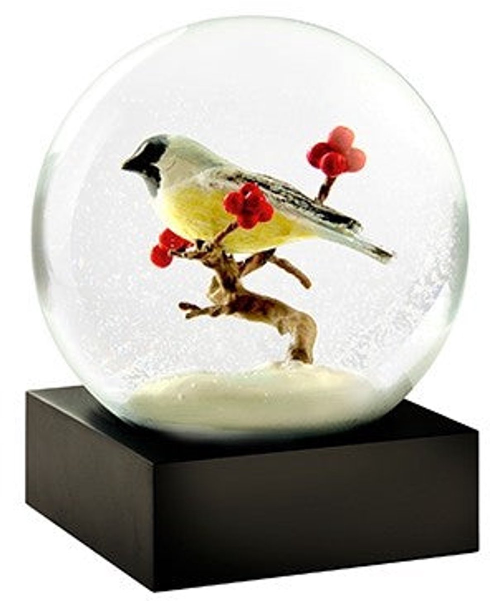 COOL SNOW GLOBE CHICKADEE CS140-CHIC