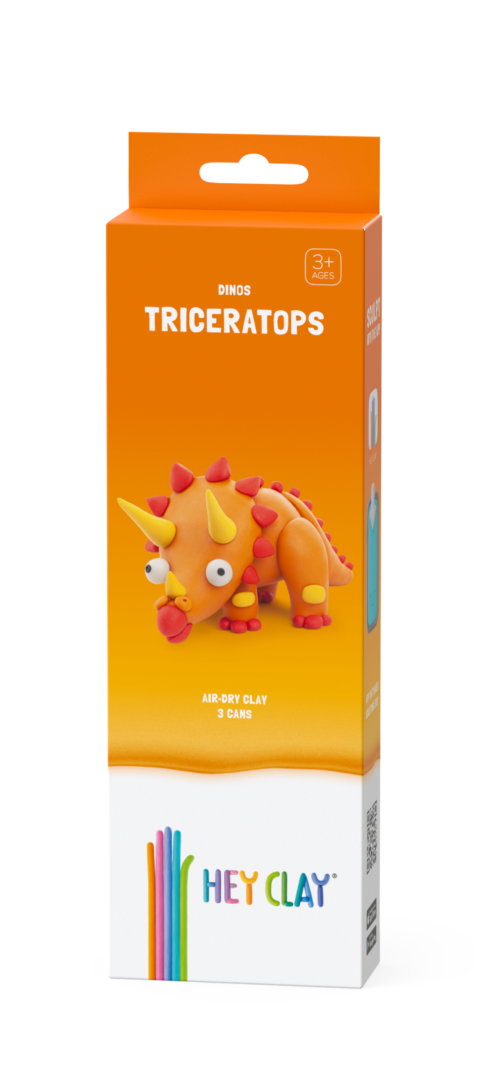 HeyClay Triceratops 3cans