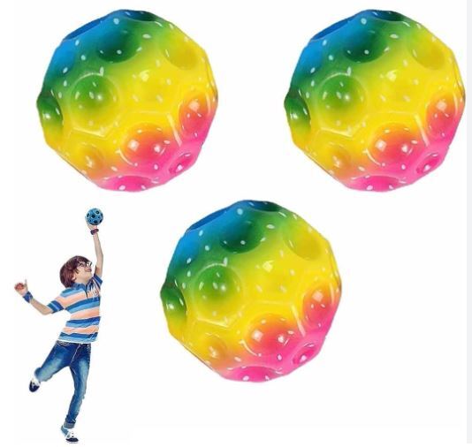 High Bounce ball 90mm - Rainbow